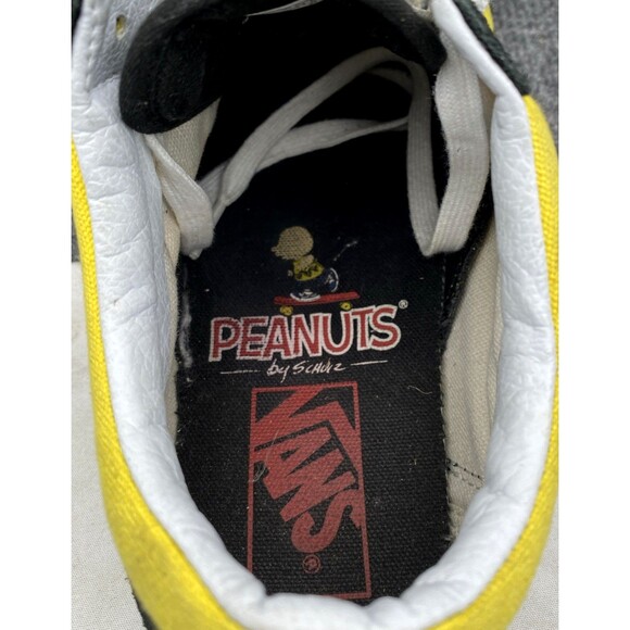 Vans x Peanuts Charlie Brown Old Skool Yellow Black Men 9.5 Women 11 Sneaker main image 12